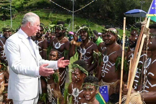 King Charles the III during his recent visit to the Solomon Islands.
