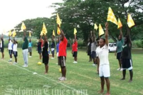 The training referees at the SIFF Academy.
