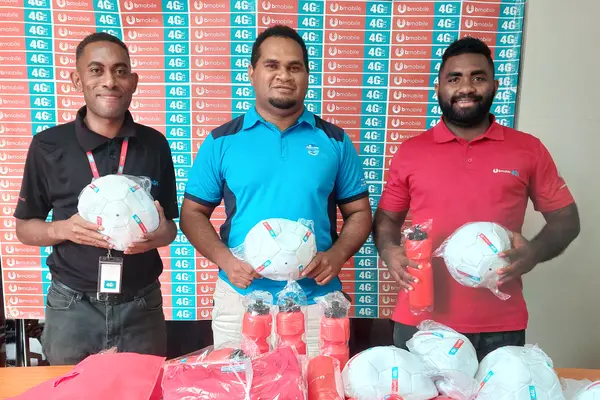 The company donated Beach Umbrellas, soccer balls, singlets, water bottles, and wrist bands towards the December event, which will be hosted in East Malaita.