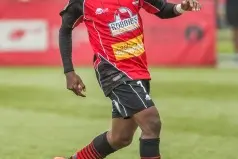 Atkin Kaua in action for Canterbury United during last season's national league.