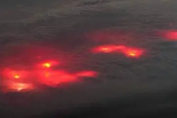 The theories ranged from an undersea volcano erupting, a UFO, and the most popular theory of all: another dimension called “The Upside Down” from the Netflix TV show “Stranger Things.”