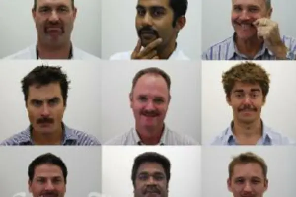 "Australian High Commission officers have been proud to grow and groom their moustaches in support of Movember," said High Commissioner Anderson.