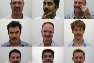 "Australian High Commission officers have been proud to grow and groom their moustaches in support of Movember," said High Commissioner Anderson.