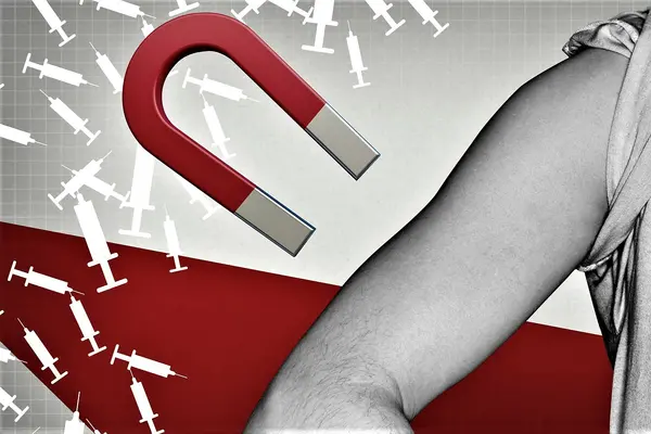 Such claims are not new, several social media users overseas, often tied to antivax groups online, have shared videos that appear to show magnets sticking to people’s arms where they say they were injected.