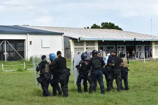 The training is to simulate real life situations when multiple incidents are happening at the same time in different locations.