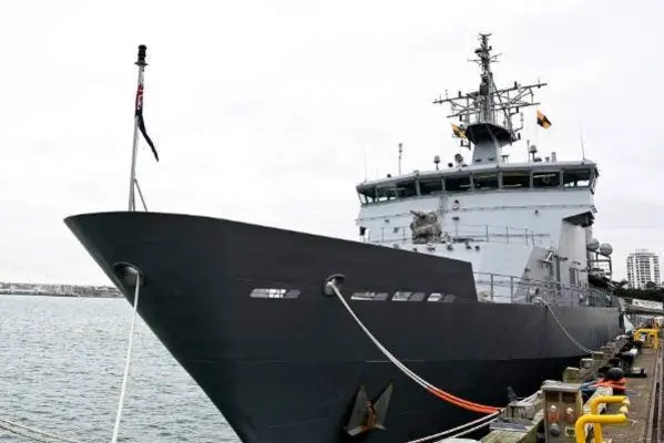 A Defence Force spokesman said it would arrive in the waters of the Solomons later in the week, where it would take over patrolling from an Australian ship.