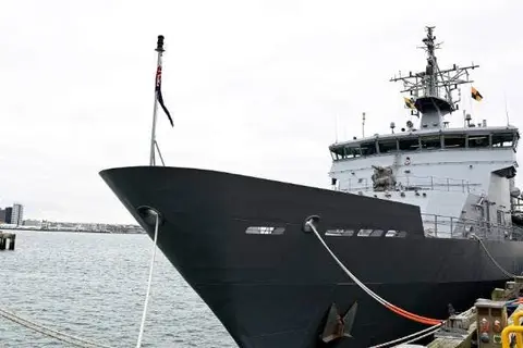 A Defence Force spokesman said it would arrive in the waters of the Solomons later in the week, where it would take over patrolling from an Australian ship.