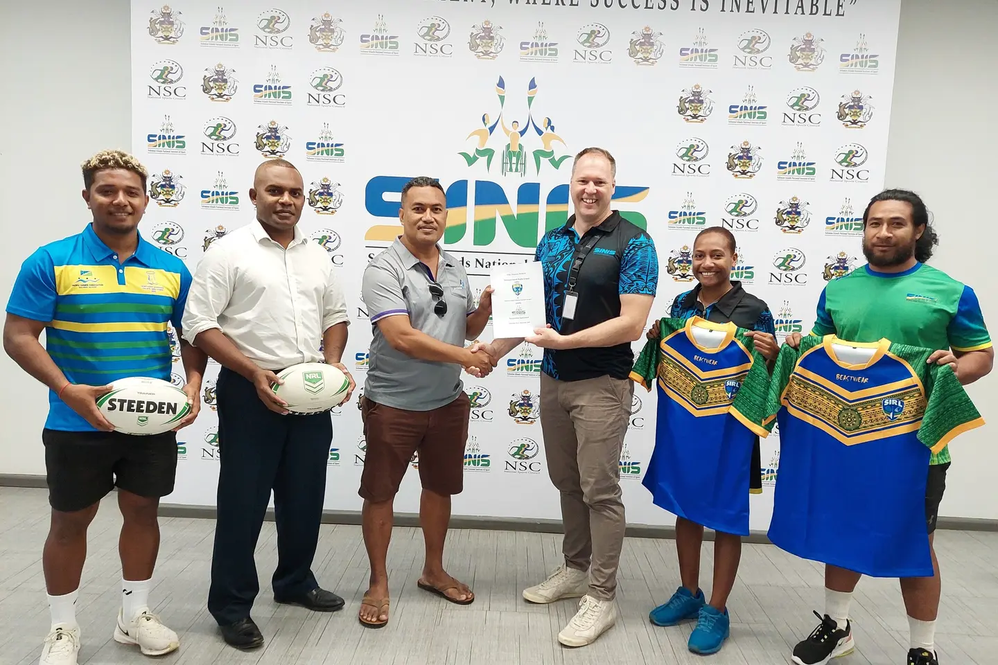 SIRL President, Jerry Tengemoana said the signing marks another milestone for the establishment for ‘Rugby League’ in Solomon Islands.