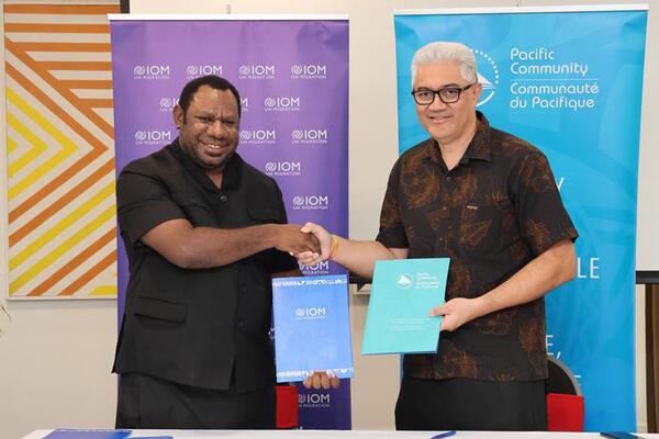 SPC and IOM Sign MoU on Pacific Climate Mobility