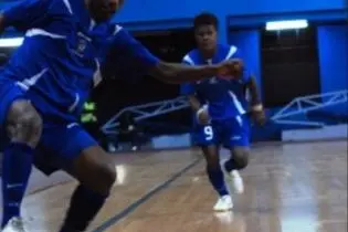 Solomon Islands Kurukuru dominating the Oceania Futsal Championships in Suva, Fiji.