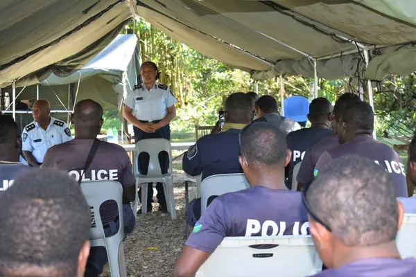 "We as officers of the RSIPF have to work together with communities in the western border to ensure the COVID-19 does not enter our country from Bougainville,” says Deputy Commissioner Matanga.