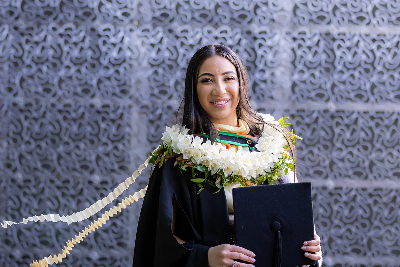 Meleana Payn after graduating from Waipapa Taumata Rau, University of Auckland.