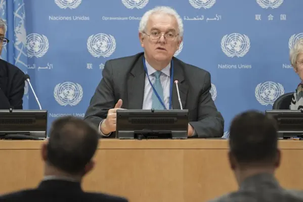 José Antonio Ocampo (centre), Chair of the Committee for Development Policy (CDP).