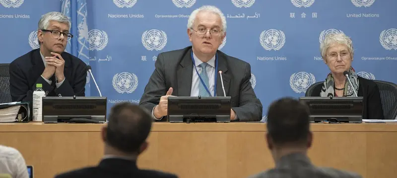José Antonio Ocampo (centre), Chair of the Committee for Development Policy (CDP).