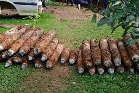Just recently over 100 unexploded ordinances were dug up in a residential area in Honiara.