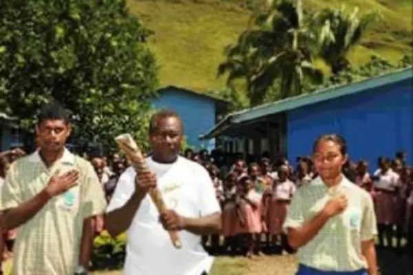 Queen's Baton Relay 2010 Delhi Reaches Honiara