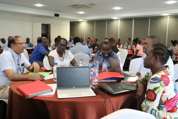 Four (4) thematic areas presented and discussed during the review includes, ensuring strategic vision that is in line with Universal Health Coverage, maintenance of standard quality care, upgrading of infrastructure and other resources and effective response to public health emergencies.