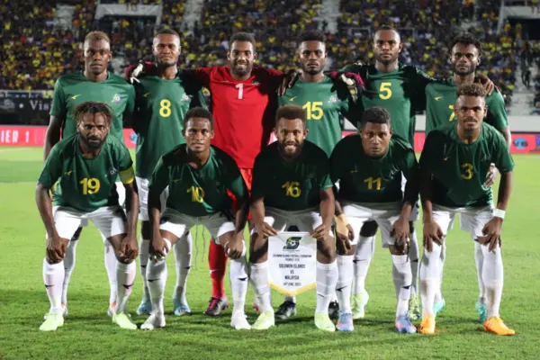 The Solomon Islands Team earlier this week in Malaysia.