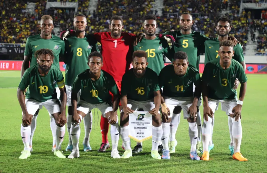 The Solomon Islands Team earlier this week in Malaysia.