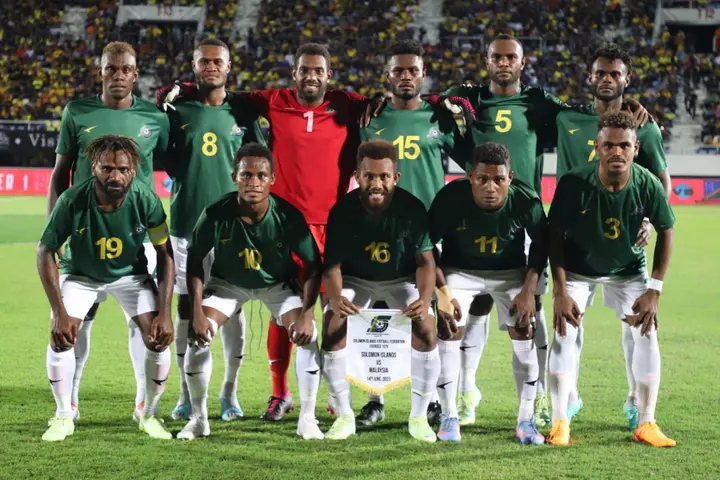 The Solomon Islands Team earlier this week in Malaysia.