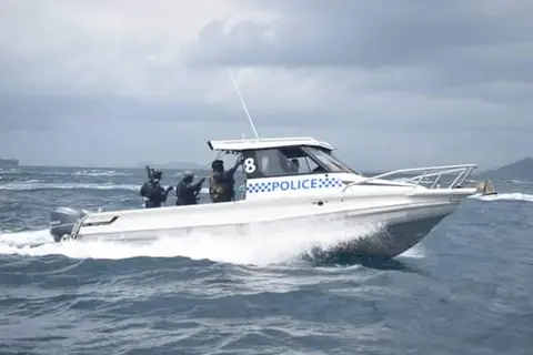 Police Patrol Common Border with PNG