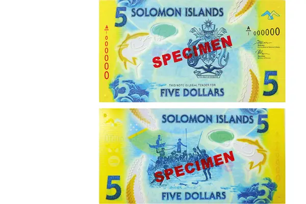 The Central Bank of Solomon Islands released a new $5 polymer bank note on World Tuna Day.