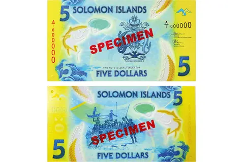 The Central Bank of Solomon Islands released a new $5 polymer bank note on World Tuna Day.