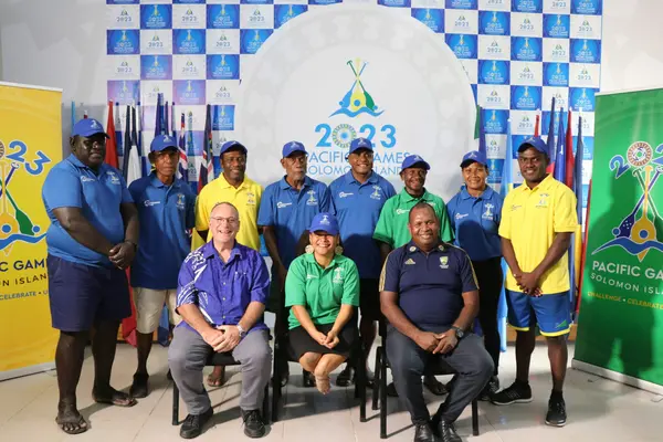 The Sol2023 Pacific Games Ambassadors include Jim Marau, Chris Votu and Primo Higa, former national Footballers turned Coaches: Batram Suri and Timothy Inifiri, Paralympian: Hellen Saohanga, Weightlifting Queen: Jenly Wini, Boxing Icon: Joseph Saimei and national Tennis Player and Coach: Junior Benjamin.