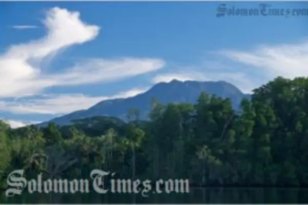Kolombangara Island, where 20 thousand hectares have been dedicated for conservation.