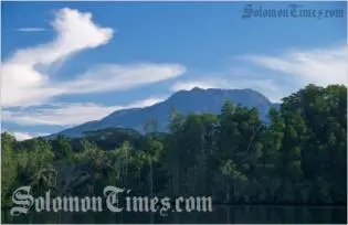 Kolombangara Island, where 20 thousand hectares have been dedicated for conservation.