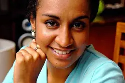 Former Miss PNG Ruby Laufa.