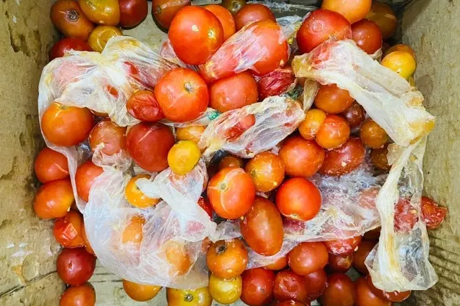 The undeclared items of fresh fruits and vegetables were identified through customs and biosecurity X-ray screenings.