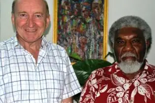 RAMSI Special Coordinator, Graeme Wilson and Vanuatu's Foreign Minister, Joe Natuman