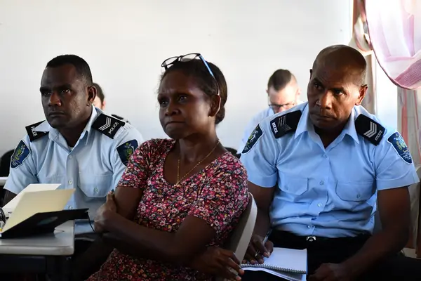 RSIPF officers who attended the training at the Police Academy at Rove.