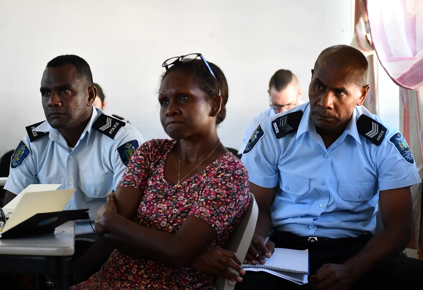 RSIPF officers who attended the training at the Police Academy at Rove.