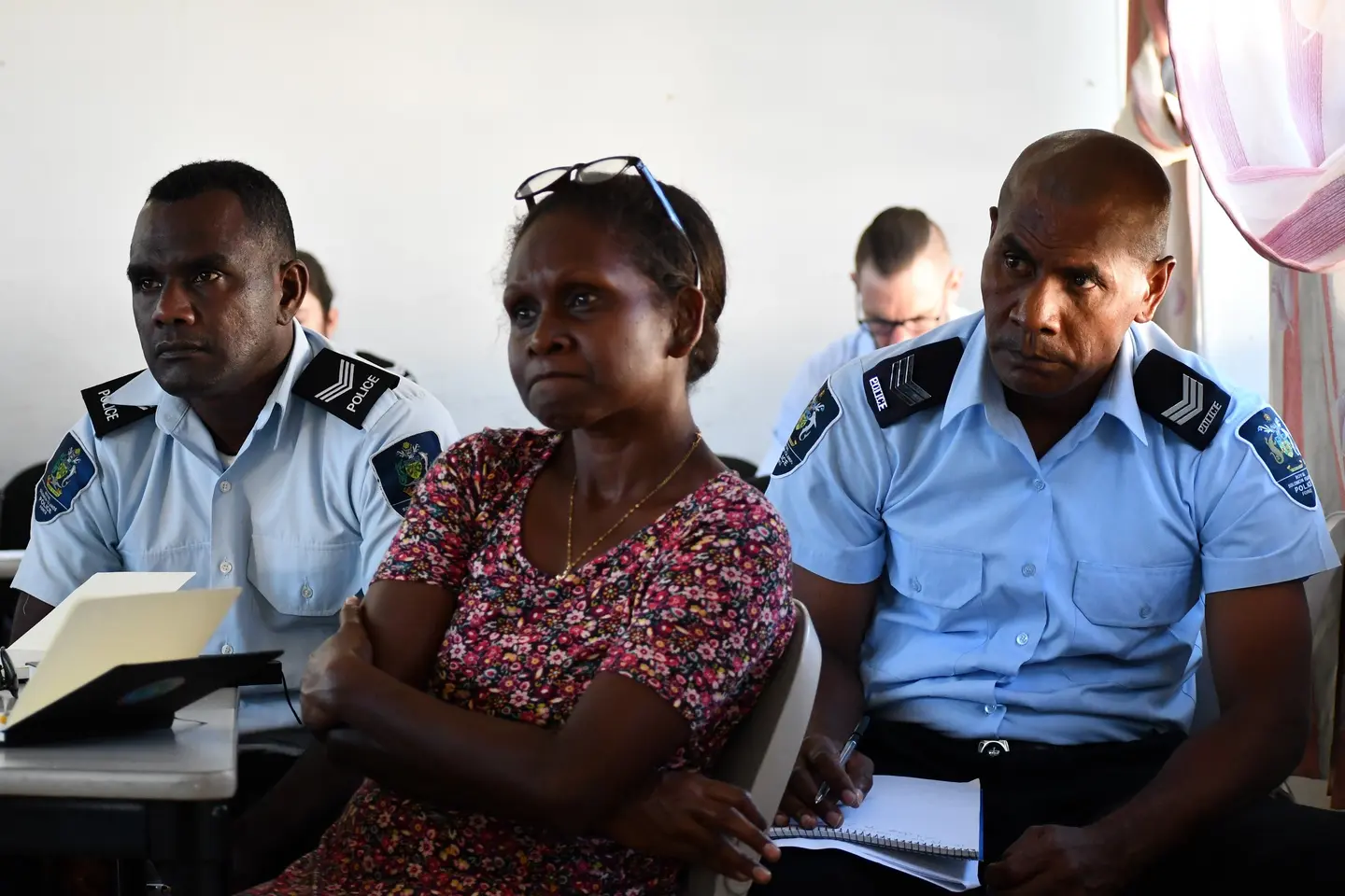 RSIPF officers who attended the training at the Police Academy at Rove.