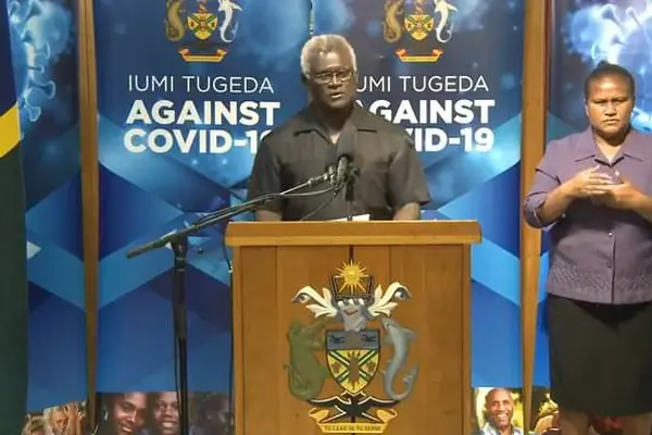 The Prime Minister says he is greatly saddened by this action which demonstrates a total lack of respect. Lockdown in Ontong Java is immediate as of today. Type of variant is still not identified.