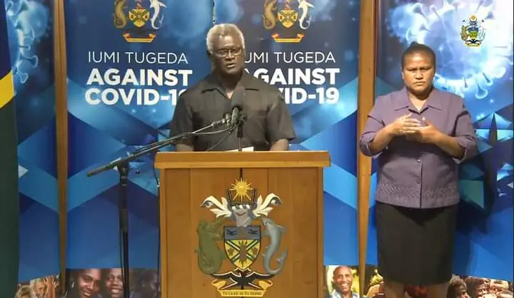 The Prime Minister says he is greatly saddened by this action which demonstrates a total lack of respect. Lockdown in Ontong Java is immediate as of today. Type of variant is still not identified.