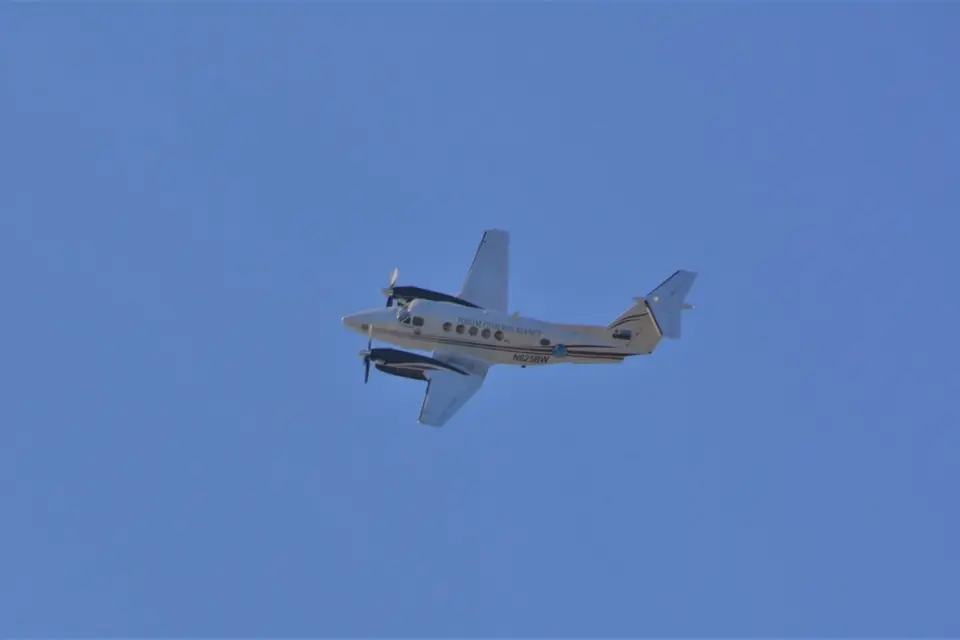 FFA-managed plane doing a fly over during OPIC19.