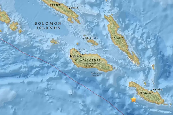 The epicentre of the quake was registered at a depth of 48.7km, according to USGS.