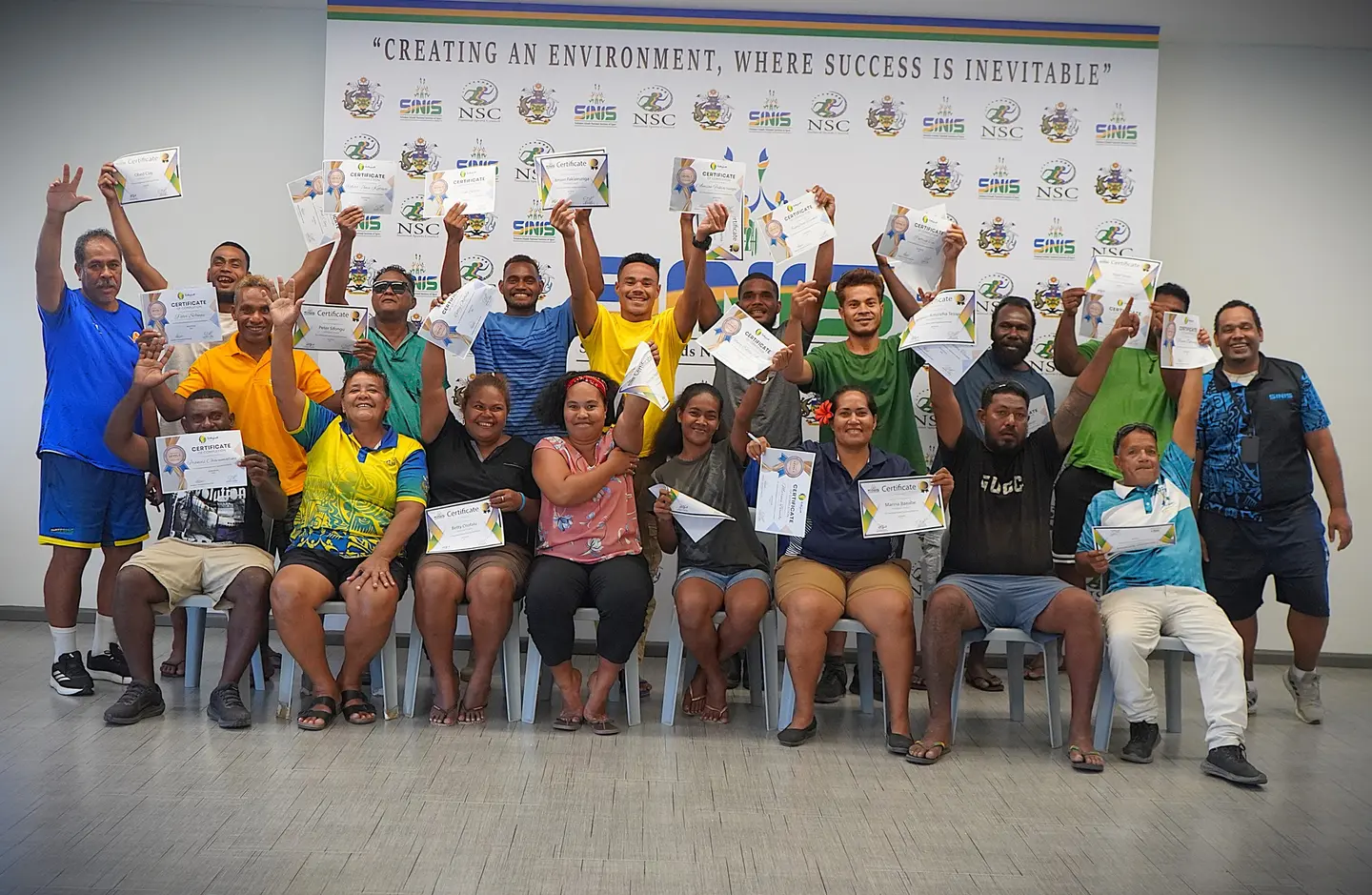 The training, which aimed at equipping aspiring coaches with foundational coaching skills, was made possible through the collaborative efforts of SIVF, SINIS, and its performance service teams.