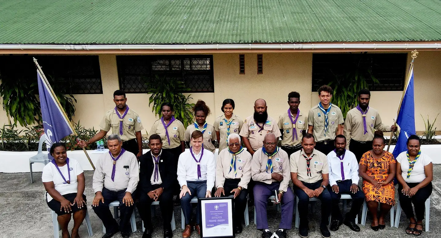 Members of the Solomon Islands Scouts Association Management Team.