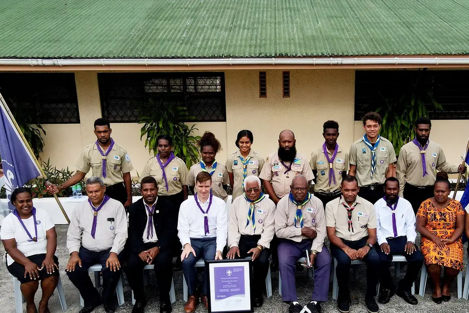 Members of the Solomon Islands Scouts Association Management Team.