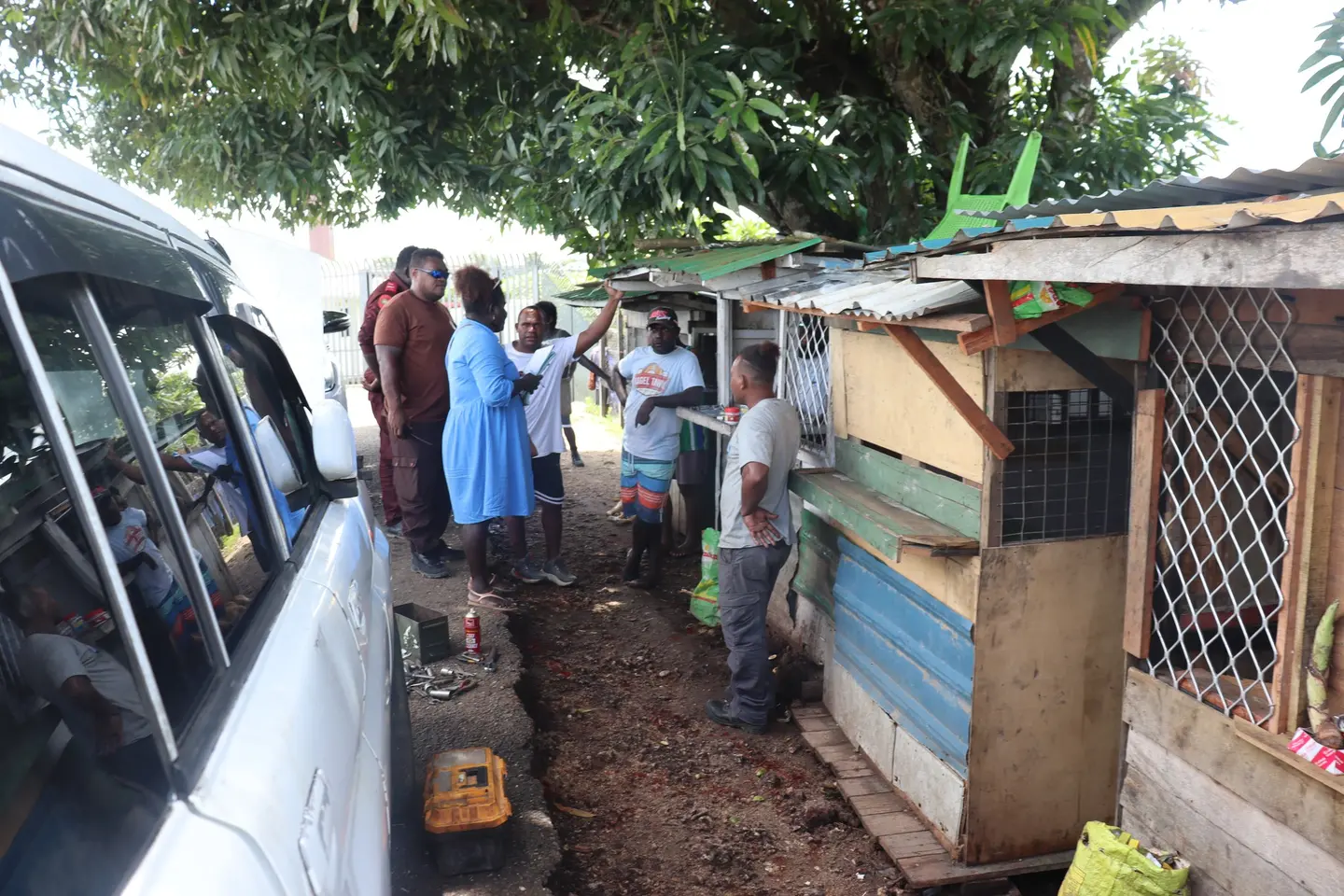 There has been an increase of unauthorized encroachments on these road reserves, that includes betel nut stalls, fences, house extensions, and other structures that obstruct roadways and drainage systems.