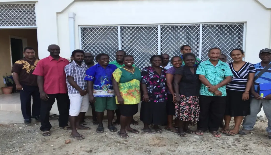 Participants at the recent IPSAS training in Gizo, Western Province.