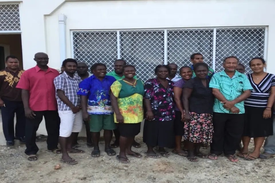 Participants at the recent IPSAS training in Gizo, Western Province.