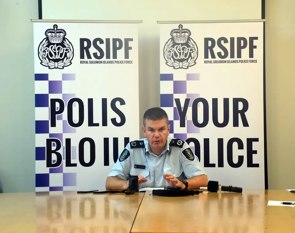 Police Commissioner, Matthew Varley.