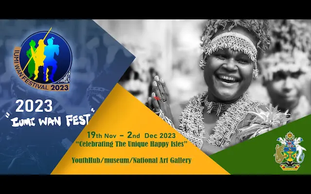 The “Iumi Wan Festival” is designed to be the Cultural Programme for the Pacific Games, offering an engaging experience for both the local community and guests arriving in Honiara for the Games.