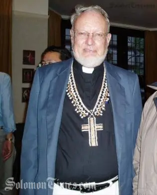 Canadian-born, Bishop Brown, the retired Anglican Bishop of Malaita, warned this week that high unemployment remained a "dark cloud", which could threaten future peace.