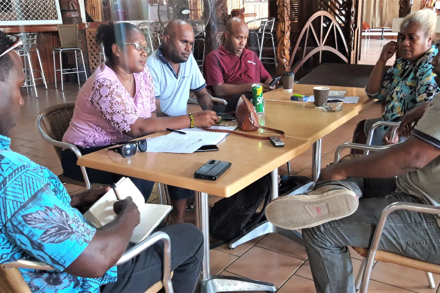 Consultations with the Island Sun news team.